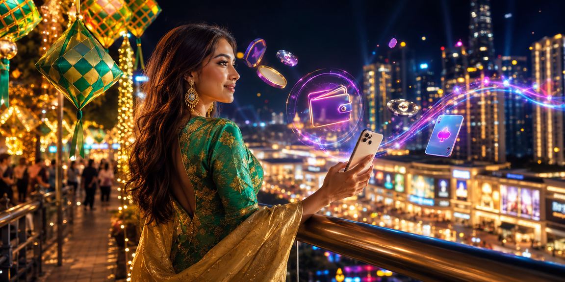 Pengguna Johor Bahru log masuk ke akaun loteri semasa perayaan melalui telefon mudah alih